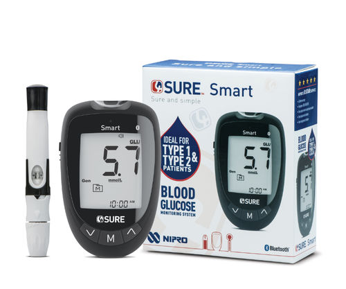 自动血糖检测仪 - 4SURE Smart - Nipro Middle East FZE - GDH-FAD / 用于医院 / 血细胞比容