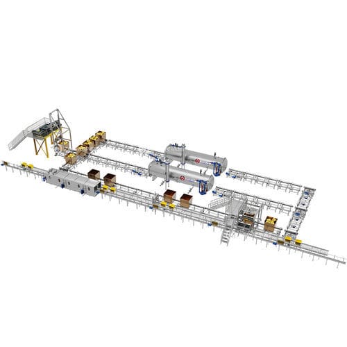 医用垃圾处理系统 - 20t/d - Zhucheng Zhongnenghe Machinery Technology Co., Ltd. - 自动 / 灭菌