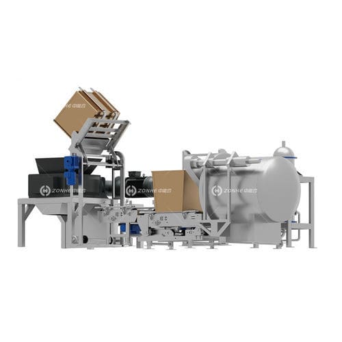 医用垃圾处理系统 - 3-7t/d - Zhucheng Zhongnenghe Machinery Technology Co., Ltd. - 自动 / 灭菌