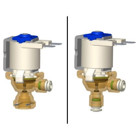 医用阀门 - V2 - 1.5 MM - Rpe - 螺线管式 / 不锈钢