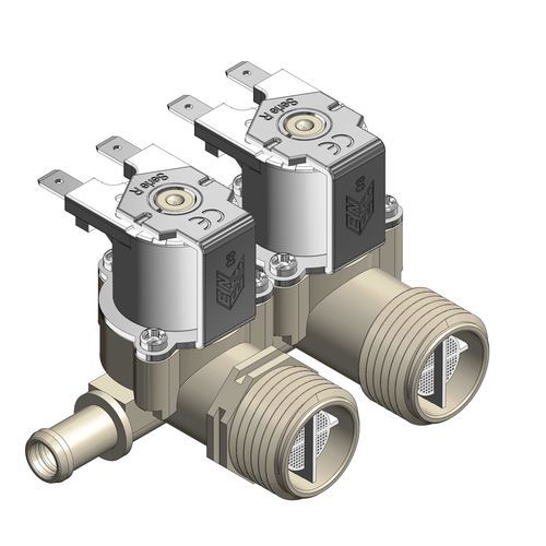 常规封闭式电磁阀 - R Series DUAL 246 - Rpe - NF / 双稳态 / 水