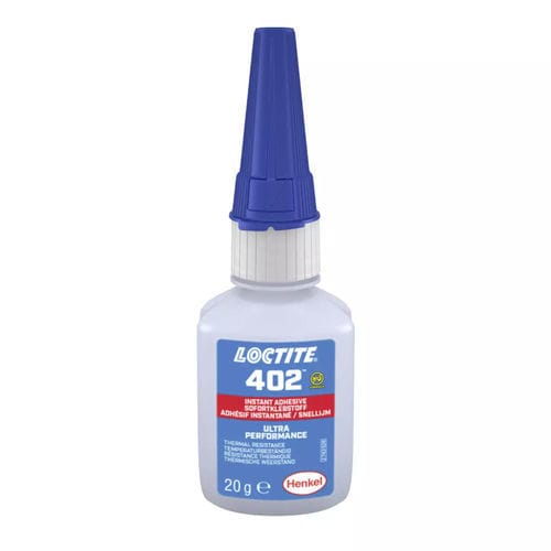 氰基丙烯酸盐医用装配胶水 - LOCTITE® 402 - Henkel - 一次性医疗用具 / 用于橡胶 / 用于金属