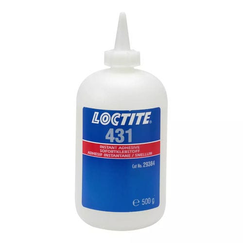 氰基丙烯酸盐医用装配胶水 - LOCTITE® 431 - Henkel - 一次性医疗用具 / 用于橡胶 / 用于塑料