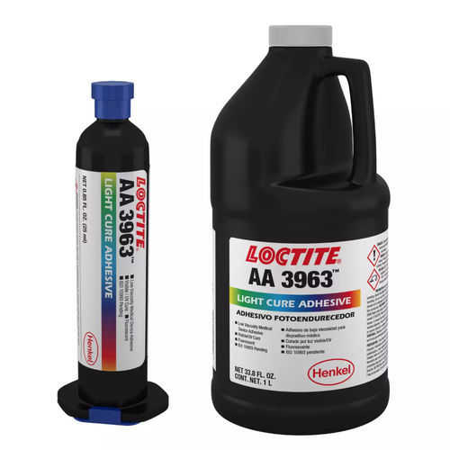 丙烯医用装配胶水 - LOCTITE&reg; AA 3963 - Henkel - 用于医疗器械 / 用于金属 / 用于塑料