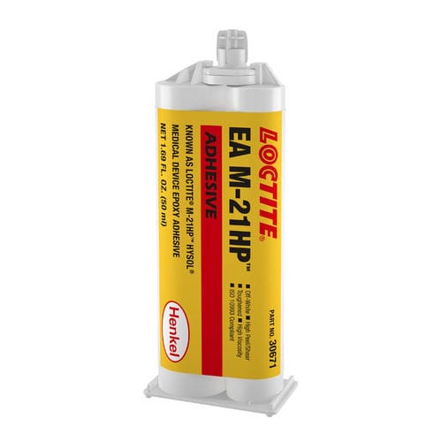 环氧树脂医用装配胶水 - LOCTITE&reg; EA M-21HP - Henkel - 用于医疗器械 / 用于金属 / 用于玻璃