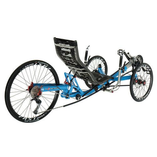 脚踏式躺式三轮车 - TRIcon 26 - Azub Bike - 成人 / 折叠 / 黑色