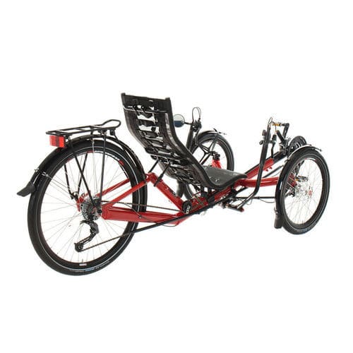 脚踏式躺式三轮车 - T-Tris 26 - Azub Bike - 成人 / 折叠 / 红色