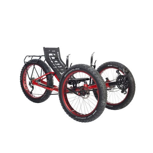脚踏式躺式三轮车 - FAT - Azub Bike - 成人 / 折叠 / 黑色