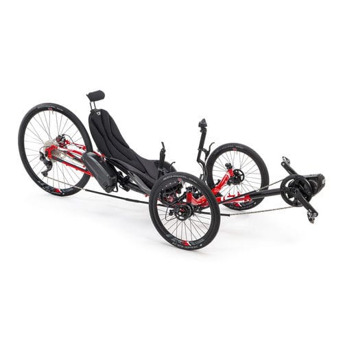 脚踏式躺式三轮车 - SPRINT X - ICE Trikes - 成人 / 黑色 / 红色