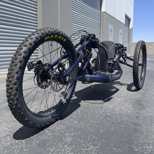 脚踏式躺式三轮车 - ATH-FSe - Lasher Sport - 成人 / 黑色 / 橙色