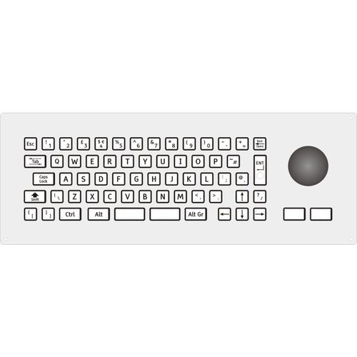 带指针设备键盘 - 2212-55221 - STORM INTERFACE - 带数字键区 / 不锈钢 / USB