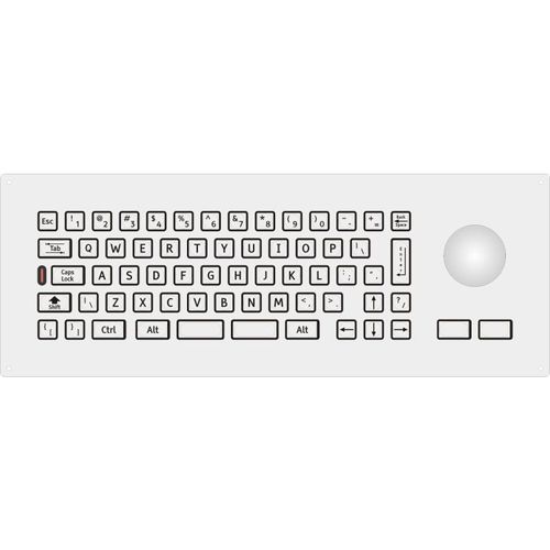 带指针设备键盘 - 2212-35232 - STORM INTERFACE - 带数字键区 / 不锈钢 / 金属