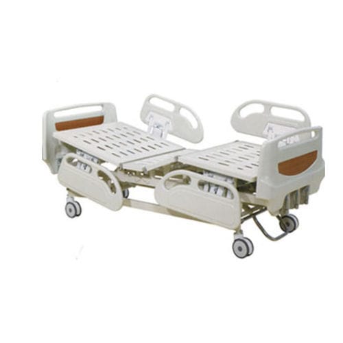 医用病床 - Tianjin Kangli Medical Instrument - 电动 / 高度可调节 / 折叠