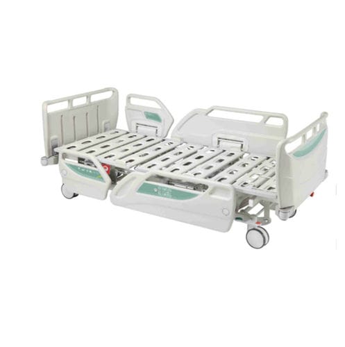 急救病床 - Luxury - Tianjin Kangli Medical Instrument - 电动 / 带滑轮 / 3分区式