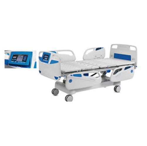 医用病床 - A 4 - Tianjin Kangli Medical Instrument - 电动 / 高度可调节 / 折叠