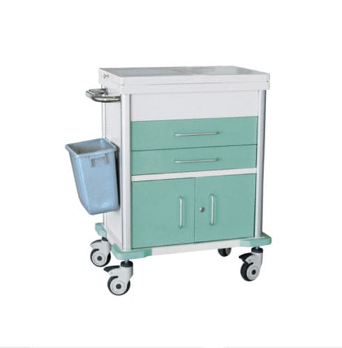 急救推车 - B 45 - Tianjin Kangli Medical Instrument - 通用 / 铝制 / 带篮子