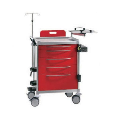 急救推车 - Meige - Tianjin Kangli Medical Instrument - 铝制 / 塑料 / 金属