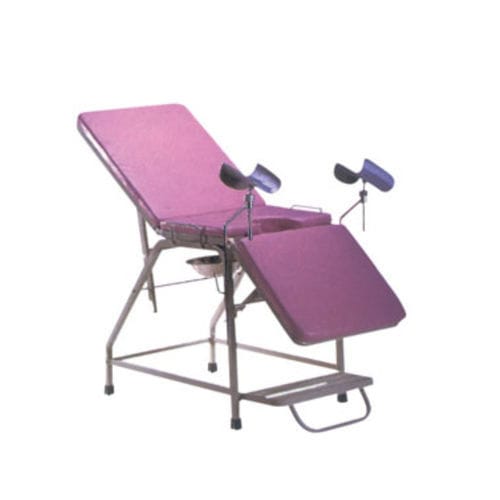 妇科检查床 - Tianjin Kangli Medical Instrument - 成人 / 手动 / 高度固定