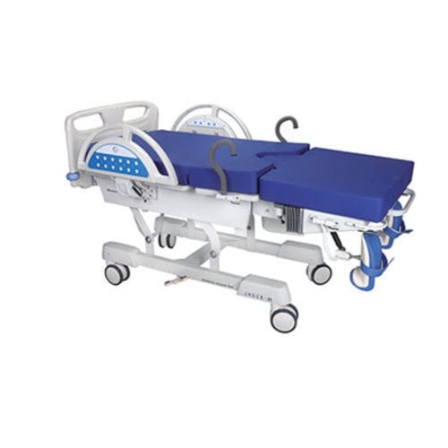 医用病床 - a 118 jhdc b1 - Tianjin Kangli Medical Instrument - 分娩 / 电动 / 带滑轮