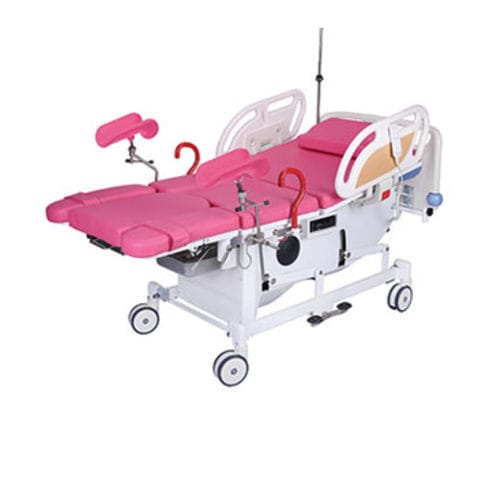 医院病床 - 116 jhdc bl - Tianjin Kangli Medical Instrument - 电动 / 带滑轮 / 3分区式