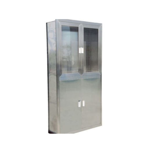 器械柜 - Tianjin Kangli Medical Instrument - 带门 / 不锈钢 / 四门