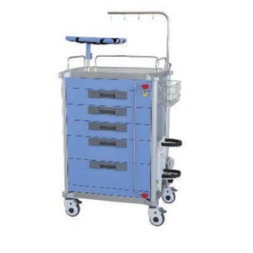医用推车 - B 1 - Tianjin Kangli Medical Instrument - 氧气瓶架 / 存储 / 不锈钢