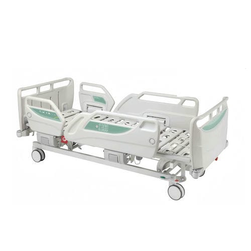 医用病床 - Tianjin Kangli Medical Instrument - 急救 / 电动 / 带滑轮