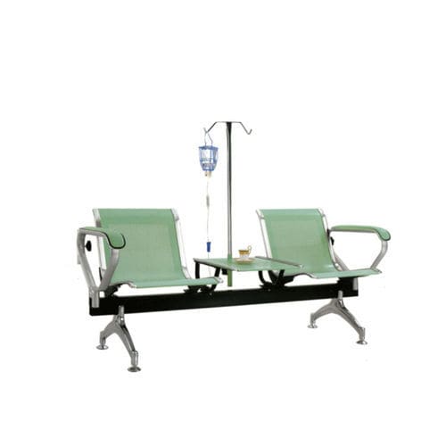 手动采血床 - Tianjin Kangli Medical Instrument - 2分区式 / 带扶手 / 带有检查台