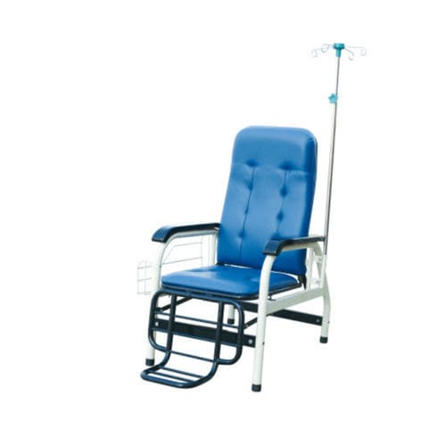 手动采血床 - Tianjin Kangli Medical Instrument - 2分区式 / 带脚托 / 高度固定