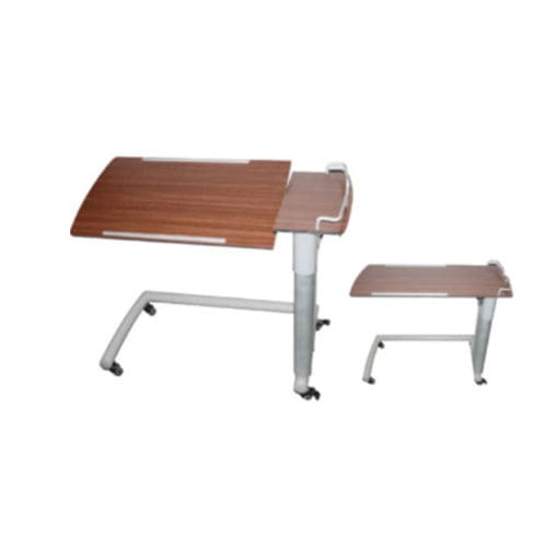 升降床边桌 - Tianjin Kangli Medical Instrument - 液压 / 带滑轮