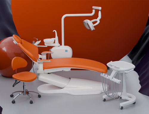 带电动椅牙科治疗设备 - ADU M3 - FOSHAN ESAY MEDICAL TECHNOLOGY CO.,LTD - 紧凑型 / 具有活动头枕 / 带卫生系统