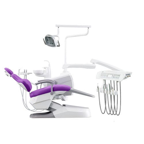 带电动椅牙科治疗设备 - A5 - FOSHAN ESAY MEDICAL TECHNOLOGY CO.,LTD - 具有活动头枕 / 带卫生系统 / 带有侧边器械架