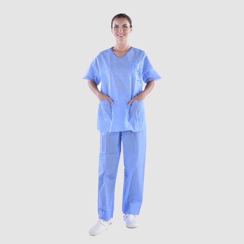男女通用医疗套装 - Divisa monouso SMS 55  g/m&sup2; - Ramedical - L / M / XL