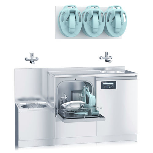 紧凑型便盆清洗机 - Multiclean Serie: Untertisch - KODRA GmbH & Co. KG - 自动 / 不锈钢 / HPL