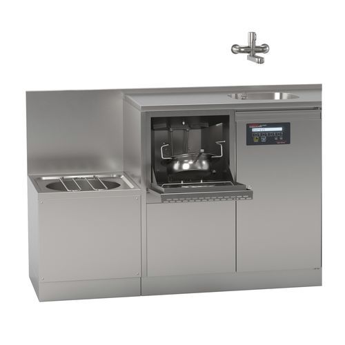 紧凑型便盆清洗机 - VH Serie: Untertisch - KODRA GmbH & Co. KG - 暗装 / 自动 / 不锈钢
