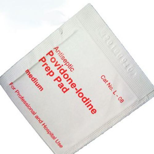 身体卫生清洁湿巾 - Povidone iodine Prep Pad - Yangzhou Super Union Medical Material - 100个