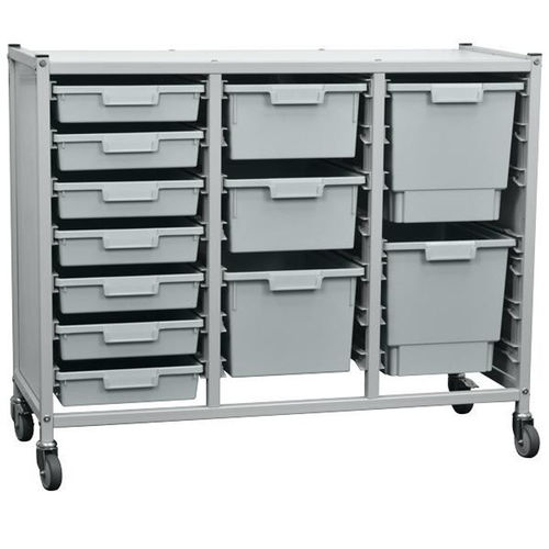 医院用推车 - HI-MK8AB-3S-71 - Handle-iT - 存储 / 带托盘 / 移动式