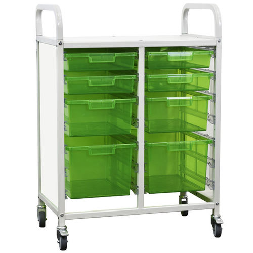 医用推车 - HI-MK8-2S-71 - Handle-iT - 医院用 / 存储 / 带托盘