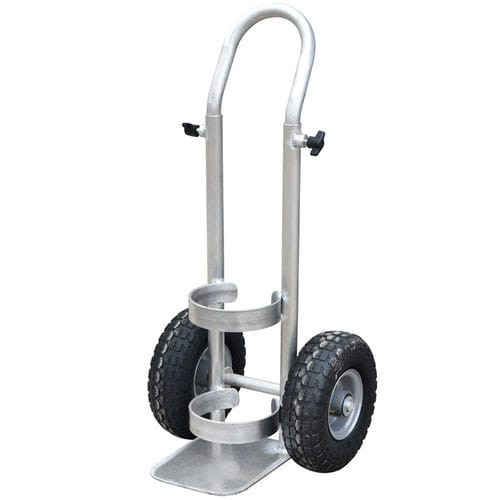 医院用推车 - HI-AOBT-NRS-PN	 - Handle-iT - 氧气瓶架 / 运输 / 1 瓶