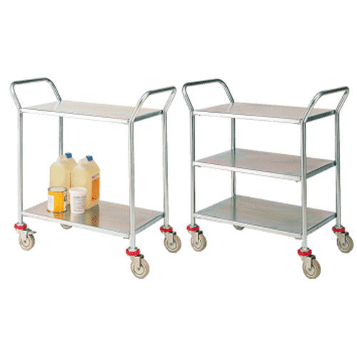 医院用推车 - HI-TT-15-74-GNM - Handle-iT - 饮料 / 不锈钢 / 双层