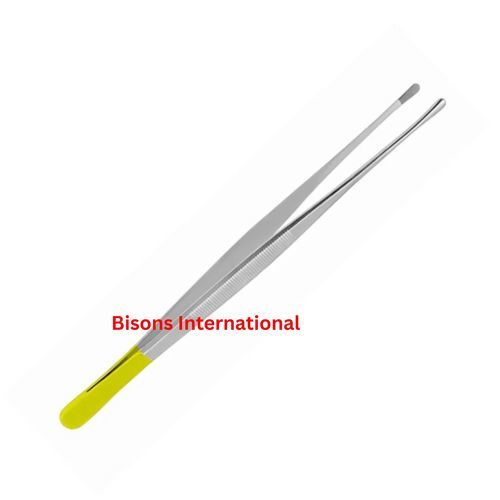 手术钳 - BI-00241 - Bisons International - 抓取织物 / 带齿 / 可重复使用