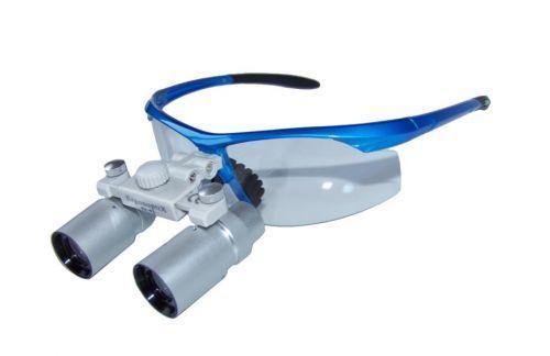 眼镜框双筒放大镜 - micro Prism - ErgonoptiX Alon Sabsay - 带折叠系统 / 带有医用头灯
