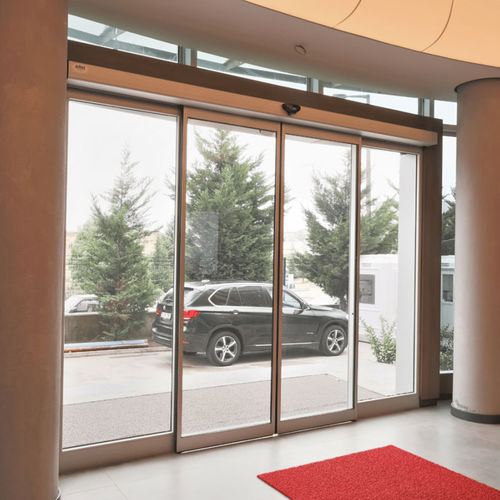 服务门 - iCat® A110  - RSA Door Systems - 用于医院 / 滑动式 / 玻璃