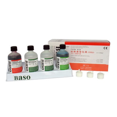 染色试剂套装 - TB (Kinyoun) - Wuhan Jinhong Biotech Development Co., Ltd. - 细菌 / 结核分枝杆菌