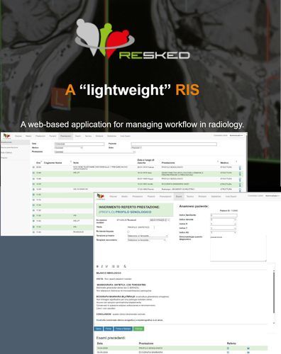 管理放射科信息系统 - Resked - G-Squared - 规划 / 用于放射学 / 基于网络