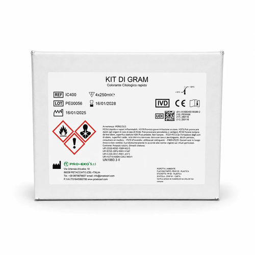染色液试剂套装 - IC400 - Pro-Eko Srl - 用于微生物学 / 细菌