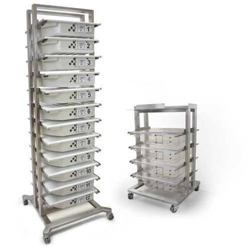 内窥镜架 - LINEA RACK™ - Medical Devices Group Srl - 存储 / 移动式 / 带滑轮