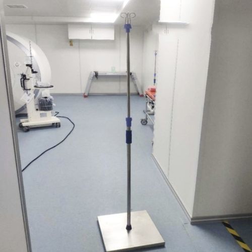 落地式输液架 - Shandong Hongxinyu Medical Technology Co., Ltd. - 2 个钩子 / 不锈钢 / 兼容MRI