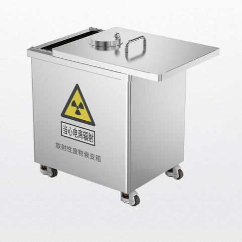 辐射废料储存容器 - Shandong Hongxinyu Medical Technology Co., Ltd. - 不锈钢 / 屏蔽 / 便携式