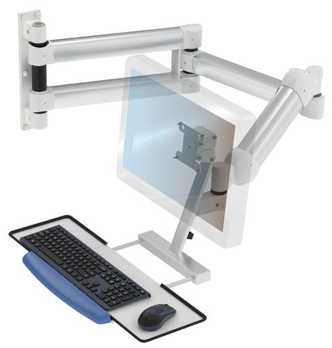 关节型医用设备支架 - K-21216 - S.I.C Entwicklungs- und Vertriebs GmbH - 回转 / 拉伸 / 用于监测仪